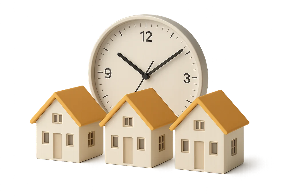 schedule of automatic cleans created from Booking reservations in CleanClac