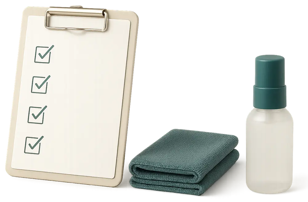 Statistics showing the impact of cleanliness and a cleaning checklist on Airbnb bookings Statistics showing the impact of cleanliness and a cleaning checklist on Airbnb bookings