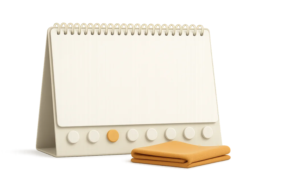 CleanClac cleaning schedule automatically generated from Beds24 bookings