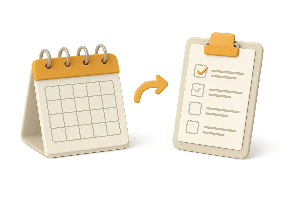 a Lodgify booking automatically creates a cleaning task in CleanClac