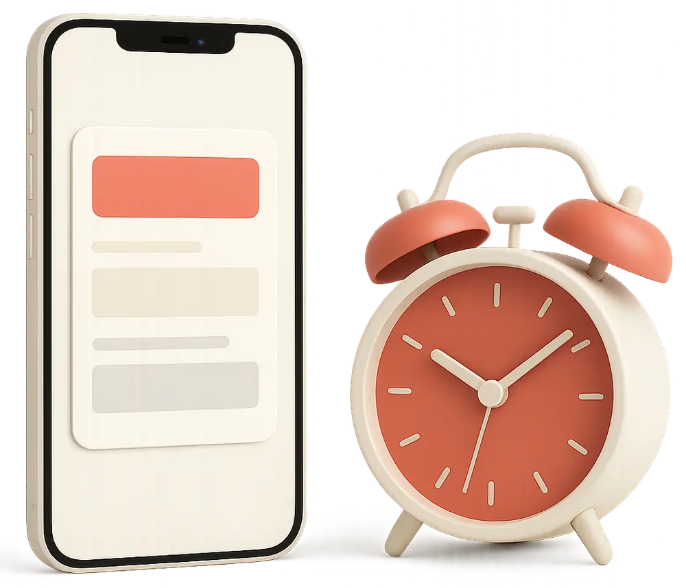 notification of cleaning time change sent to a cleaner after an early check-in is granted
