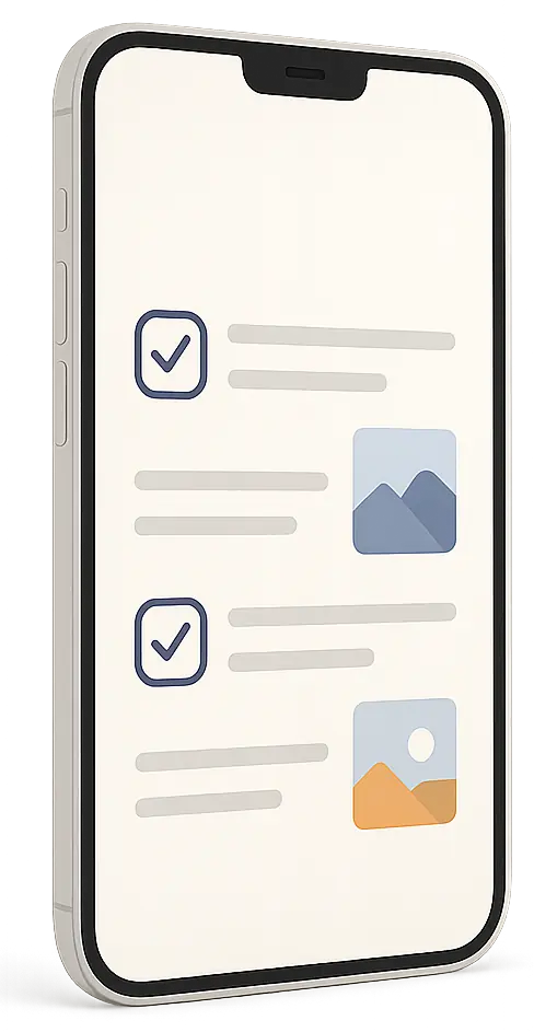 remote quality control of an Airbnb clean with checklist and photos