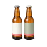 Two bottles of craft beer