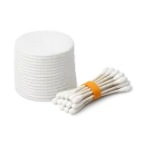 Cotton pads and cotton buds