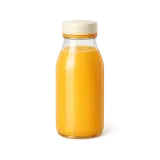 A bottle of orange juice