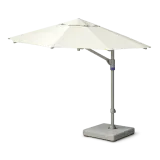 A large parasol on its base