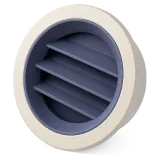 A ventilation vent grille, removed